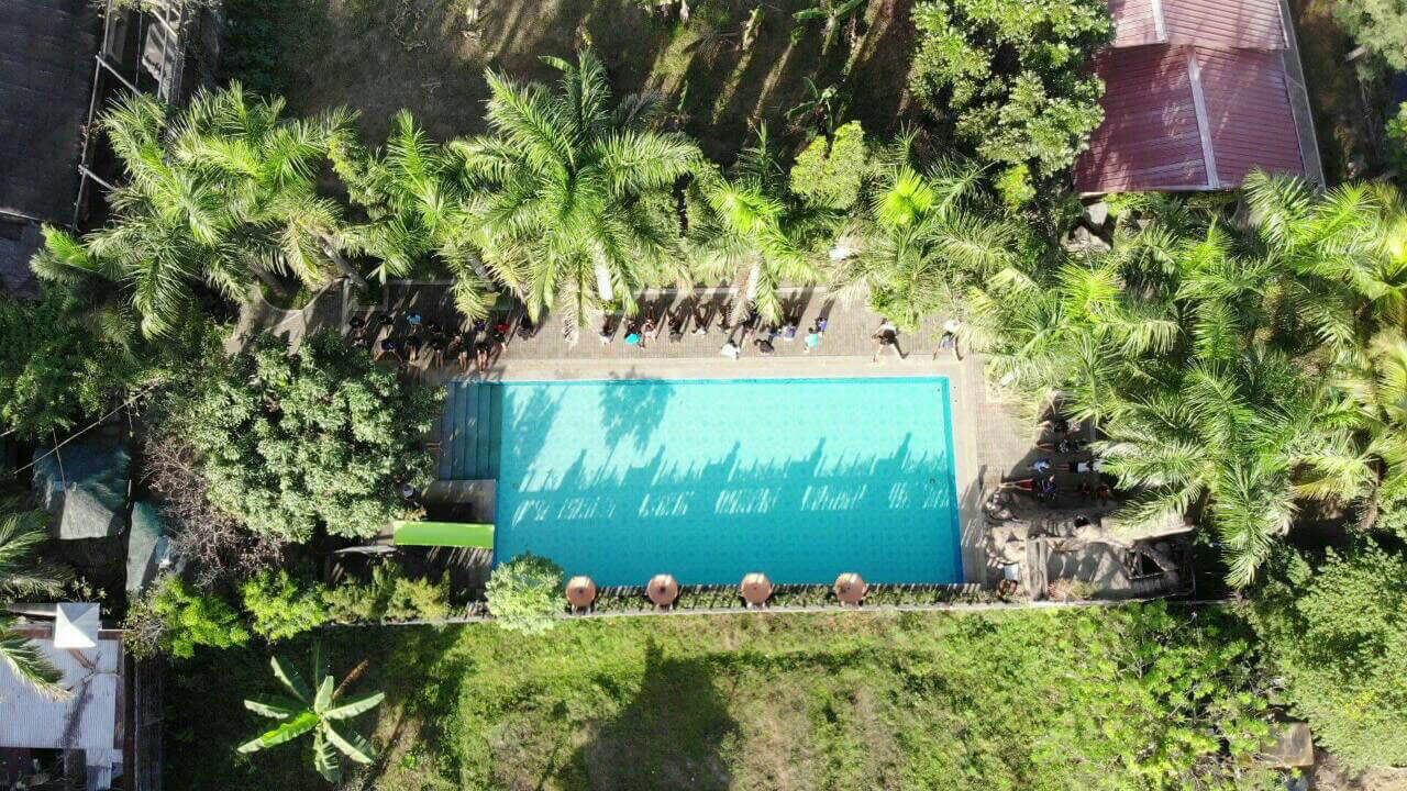 Aerial Pool View
